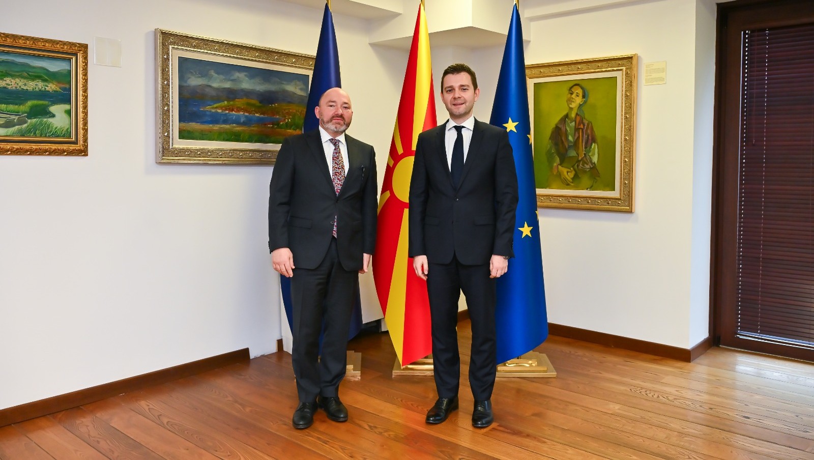 Средба на министерот Муцунски со амбасадорот на Република Австрија, Мартин Памер