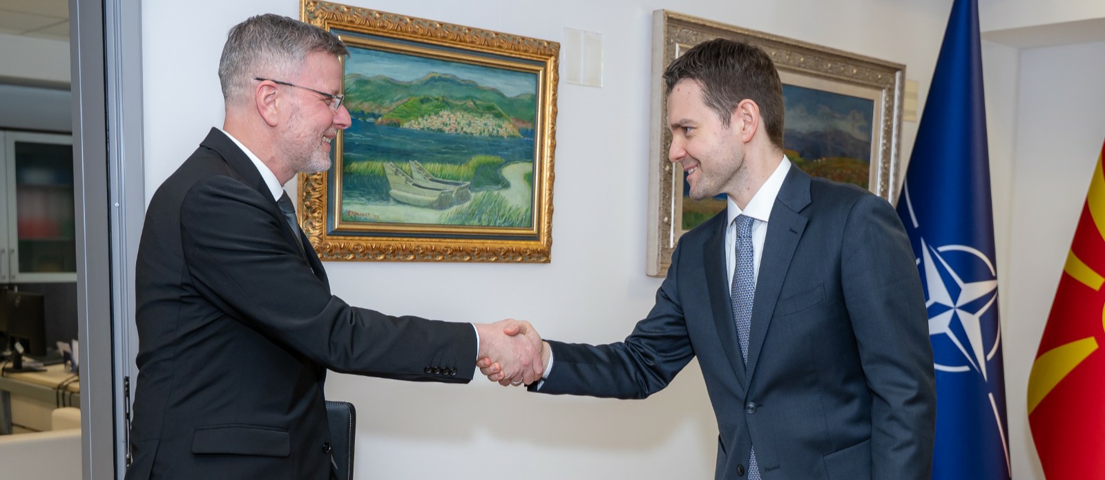 Средба на министерот Муцунски со амбасадорот на Швајцарската Конфедерација, Кристоф Зомер