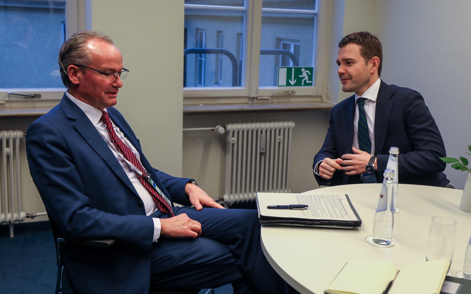 Средба на министерот Муцунски со државниот министер за Европа во Сојузното министерство за надворешни работи на Германија, Гинтер Крихбаум