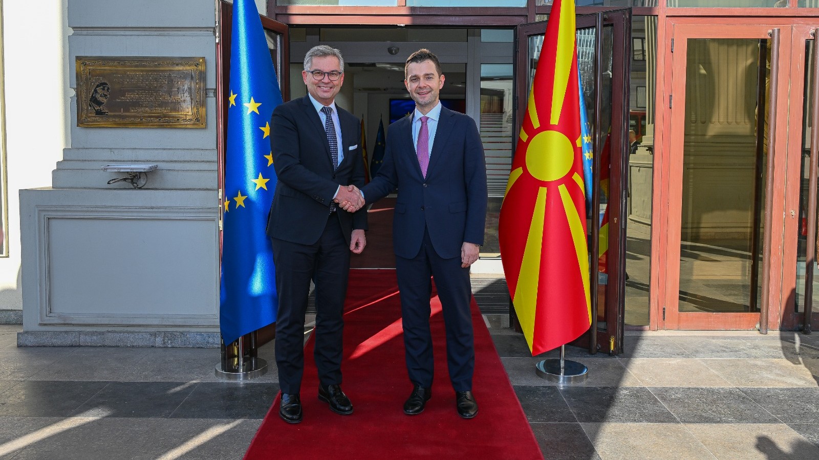 Средба на министерот Муцунски со еврокомесарот за внатрешни работи и миграции, Магнус Брунер