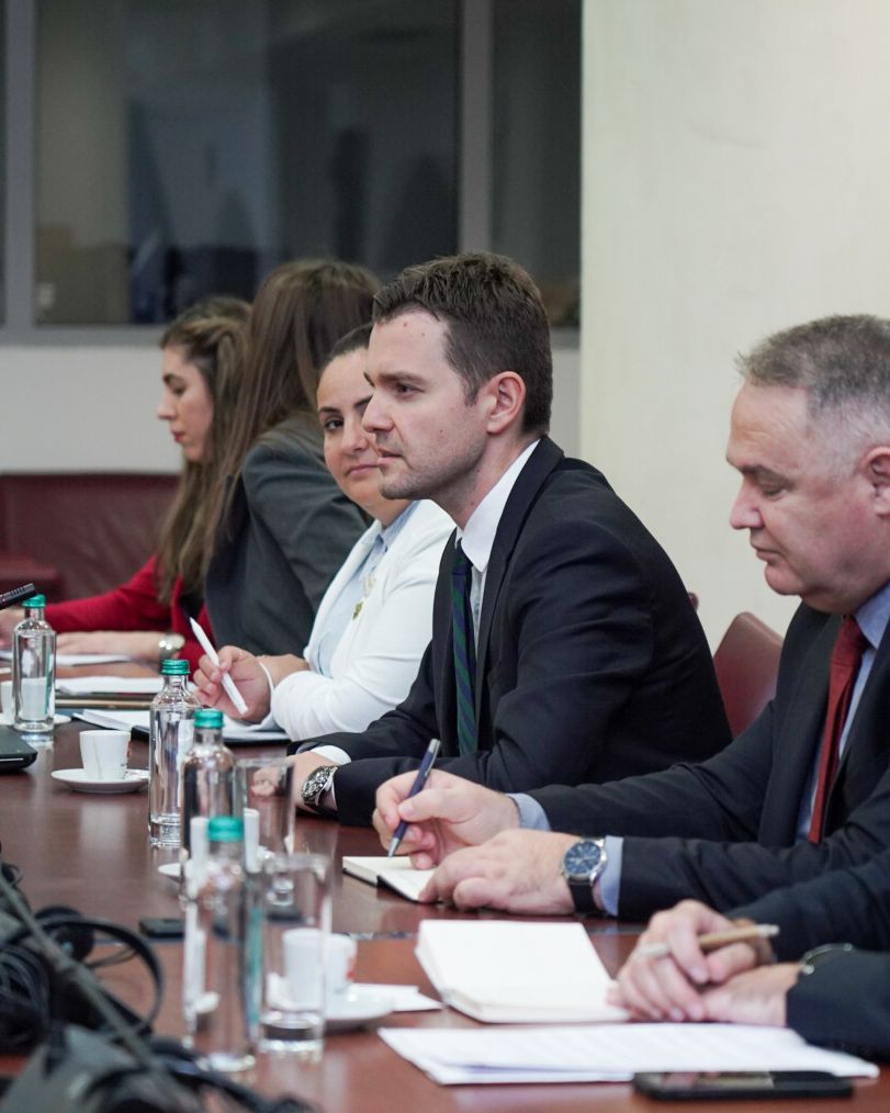Средба на министерот Муцунски со министерот за европски прашања и државно сопствеништво на Финска, Јоаким Странд