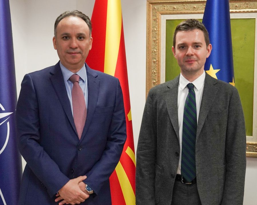 Средба на министерот Муцунски со нерезидентниот амбасадор на Кралството Саудиска Арабија, Фаисал Гази Исмаил Хифзи