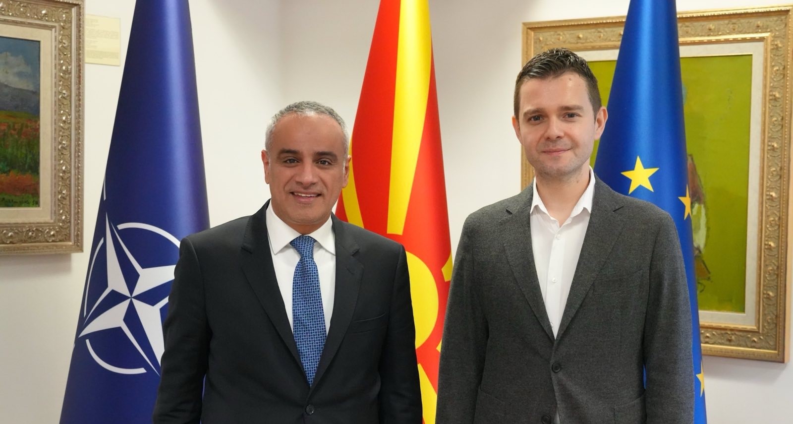 Средба на министерот Муцунски со нерезидентниот амбасадор на ОАЕ, Абдула Али Атек АлСубуси