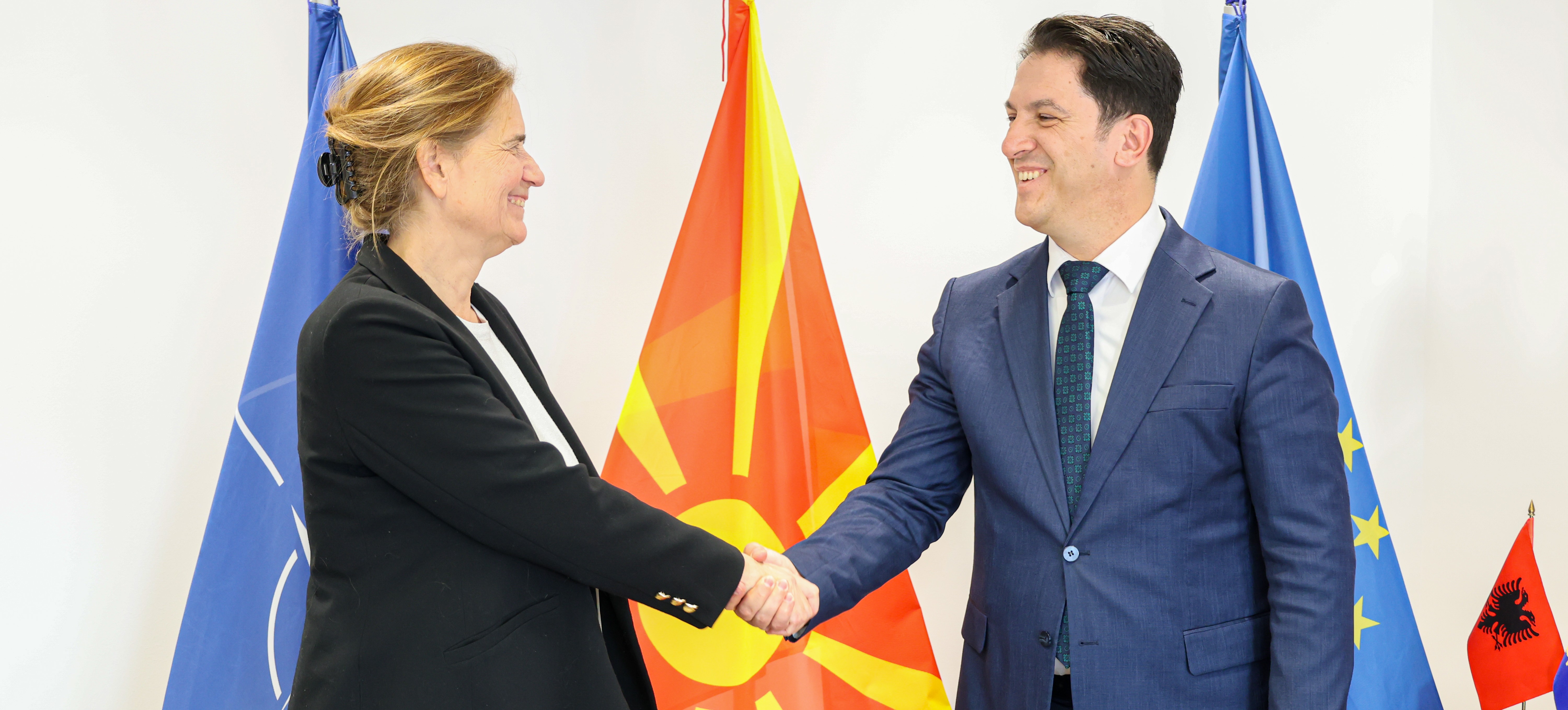 Средба на министерот Сали со грчката амбасадорка Филипиду