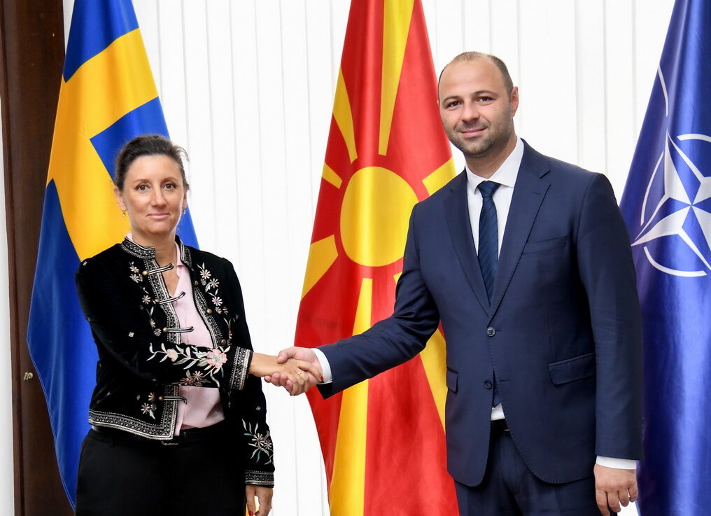 Средба на министерот Владо Мисајловски со амбасадорката на Кралството Шведска, Н.Е. Ами Ларсон Џејн