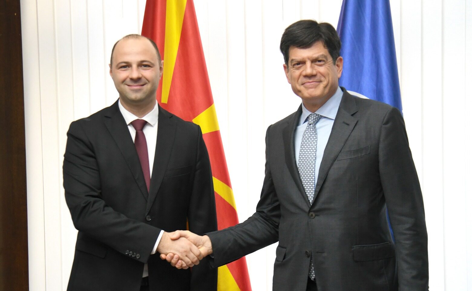 Средба на министерот Владо Мисајловски со новиот евроамбасадор Н.Е. Михалис Рокас