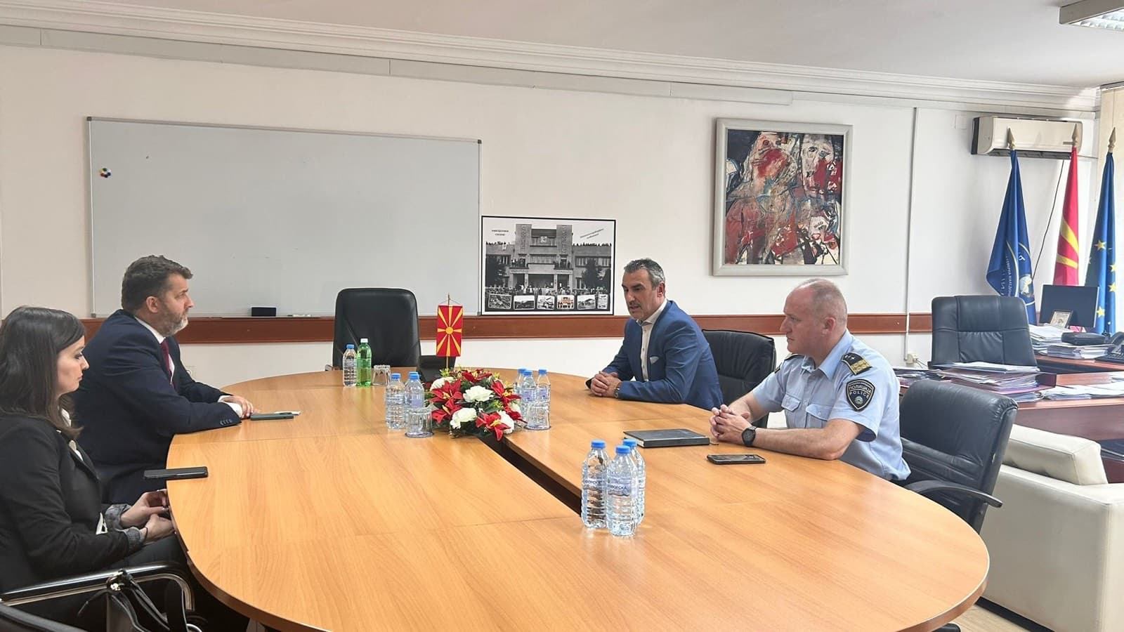 Средба на раководствата на полициите од Скопје и Сараево