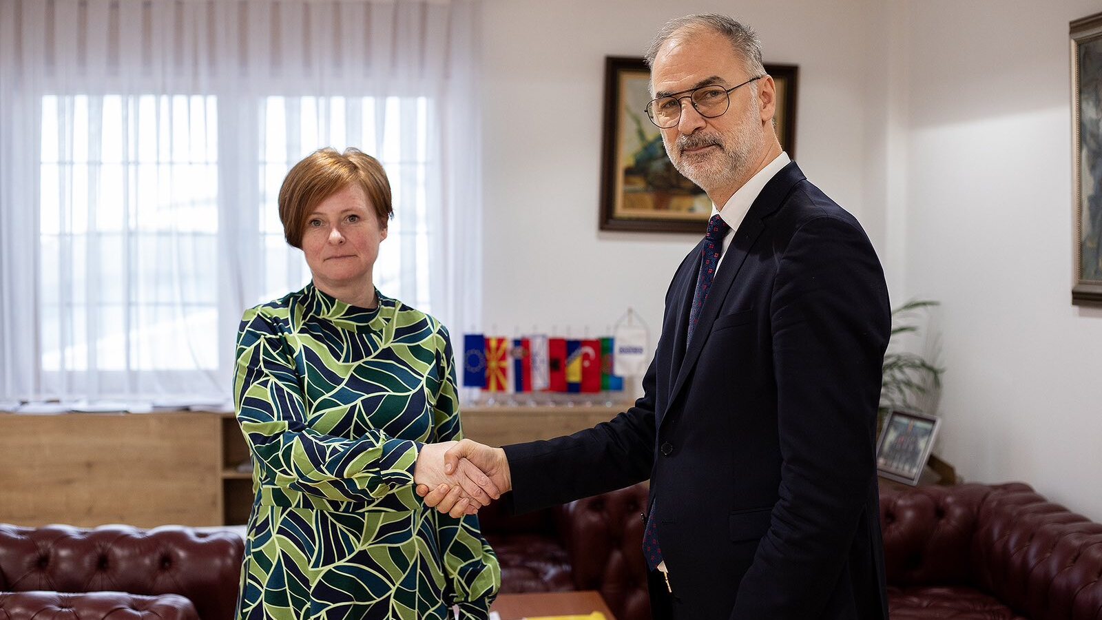 Средба на вицепремиерот и министер Стоилковиќ со германската амбасадорка Дреклсер