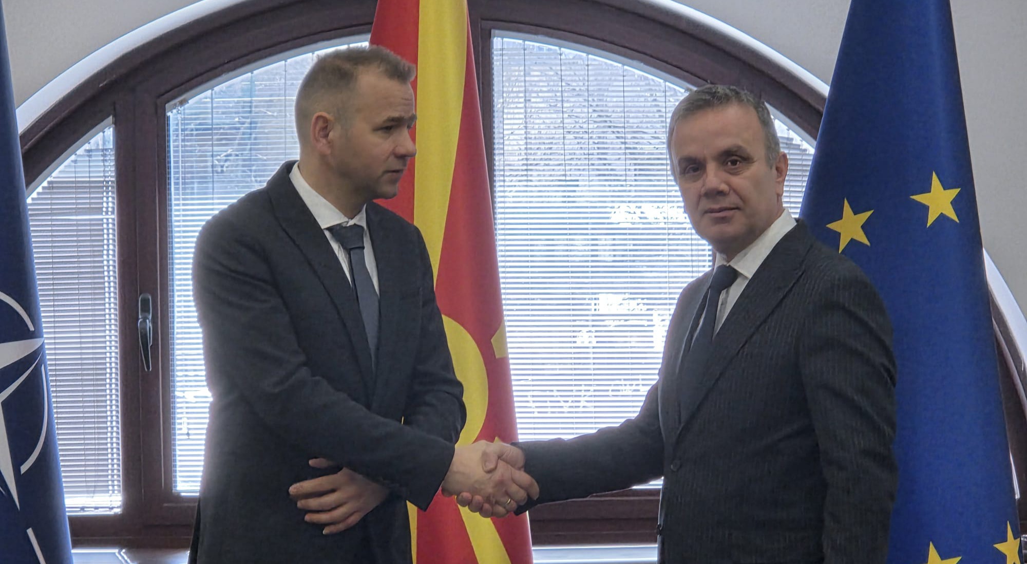 Средба на Заменикот министерот за надворешни работи и надворешна трговија Зоран Димитровски со Специјалниот пратеник за Западен Балкан на Унгарија, Жолт Бунфорд, Скопје