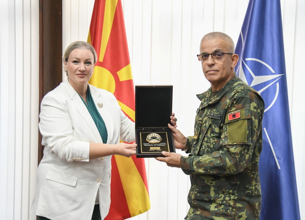 Средба на ЗМО Исмаили со командантот на SEEBRIG, генералот Битри