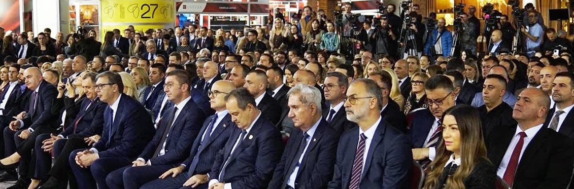 Стоилковиќ на отворањето на саемот “Винска визија – Отворен Балкан”