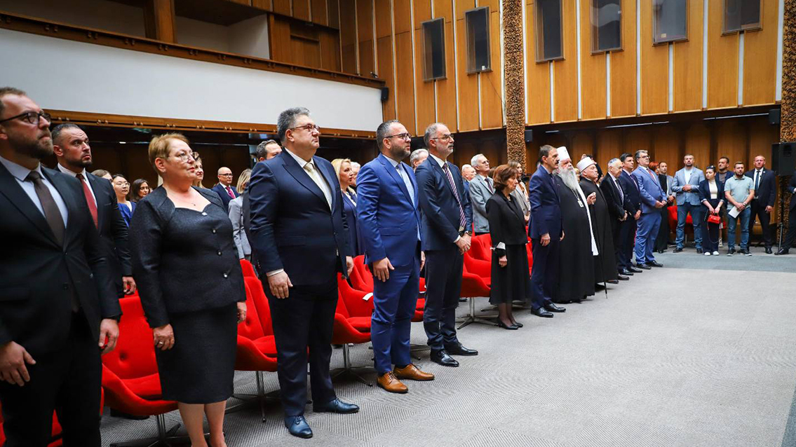 Стоилковиќ на Свечена академија по повод 80-годишнината од кодификацијата на македонскиот стандарден јазик