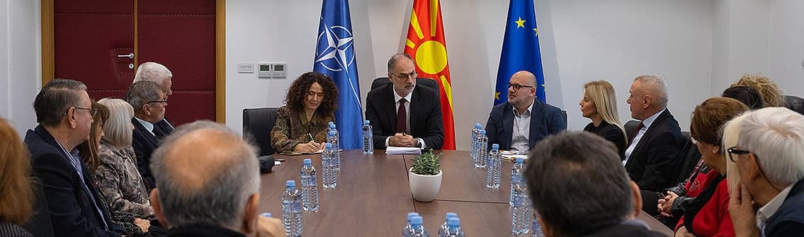 Стоилковиќ се сретна со претставници на НВО: Треба да се работи зашто напредок и место во извештајот на ЕК ми се приоритет