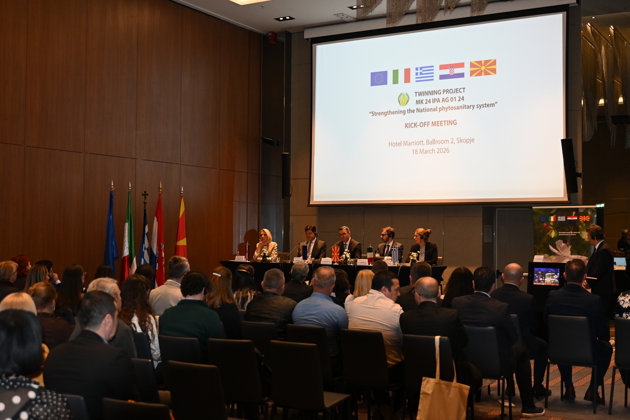 Свечено отворање на Твининг проектот „Зајакнување на националниот фитосанитарен систем“