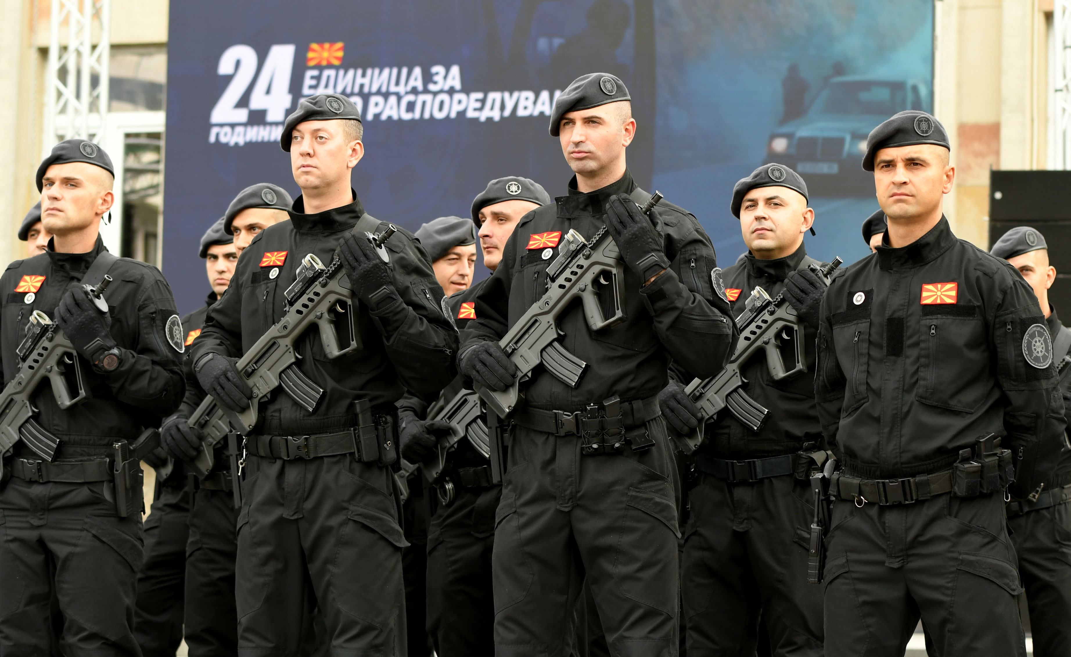 Тошковски: 24 години ЕБР - врвна професионална единица која секогаш и секаде ја чува Македонија 
