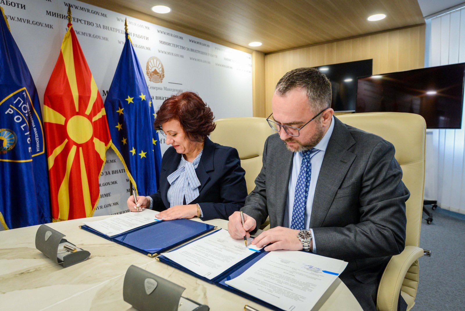 Тошковски: Потпишан Меморандум за соработка за изградба на нови полициски станици во Кисела Вода и Илинден за поголема безбедност и поефикасни услуги за граѓаните