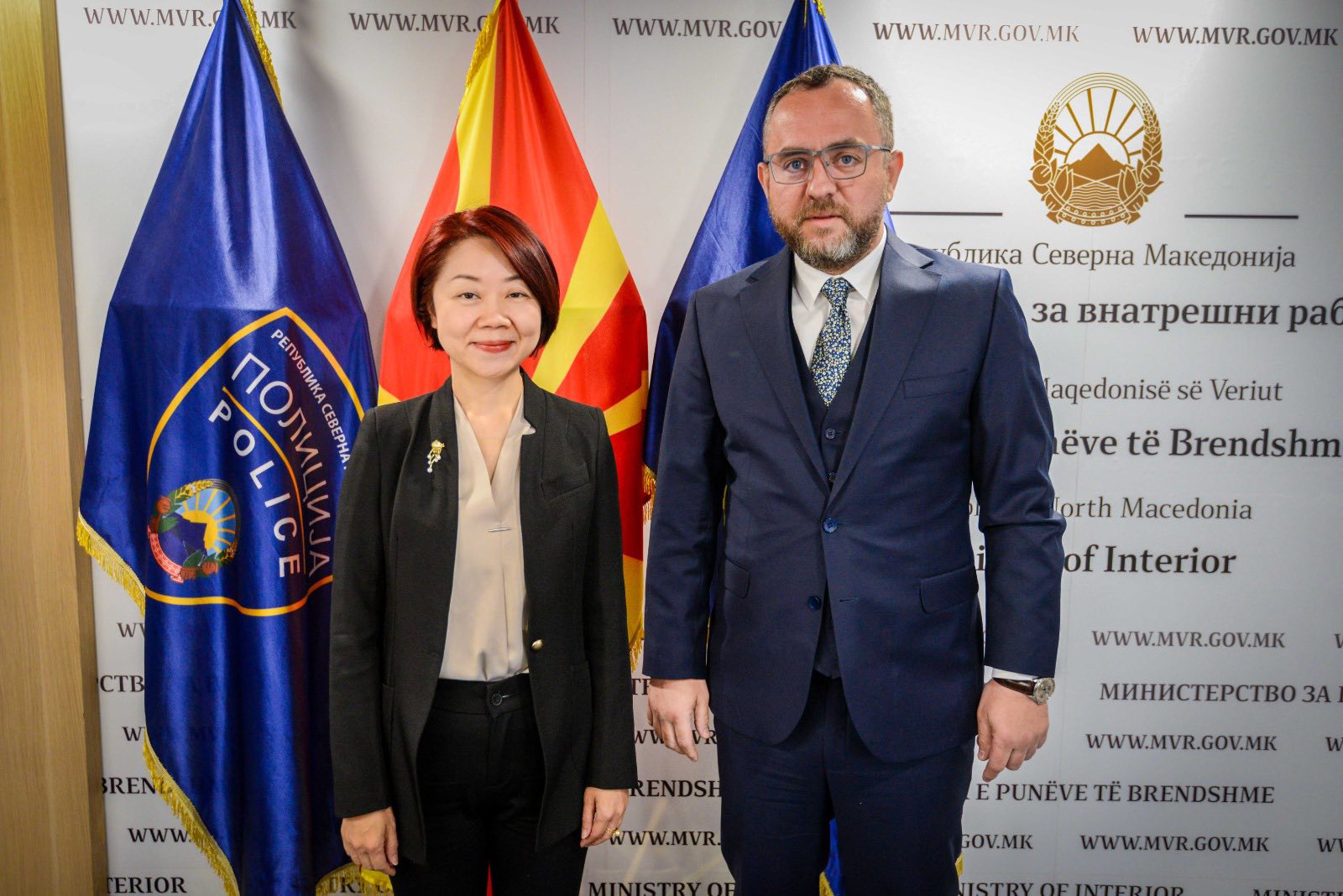 Тошковски – Сјаојан: Продлабочување на соработката и зајакнување на партнерството во областа на безбедноста