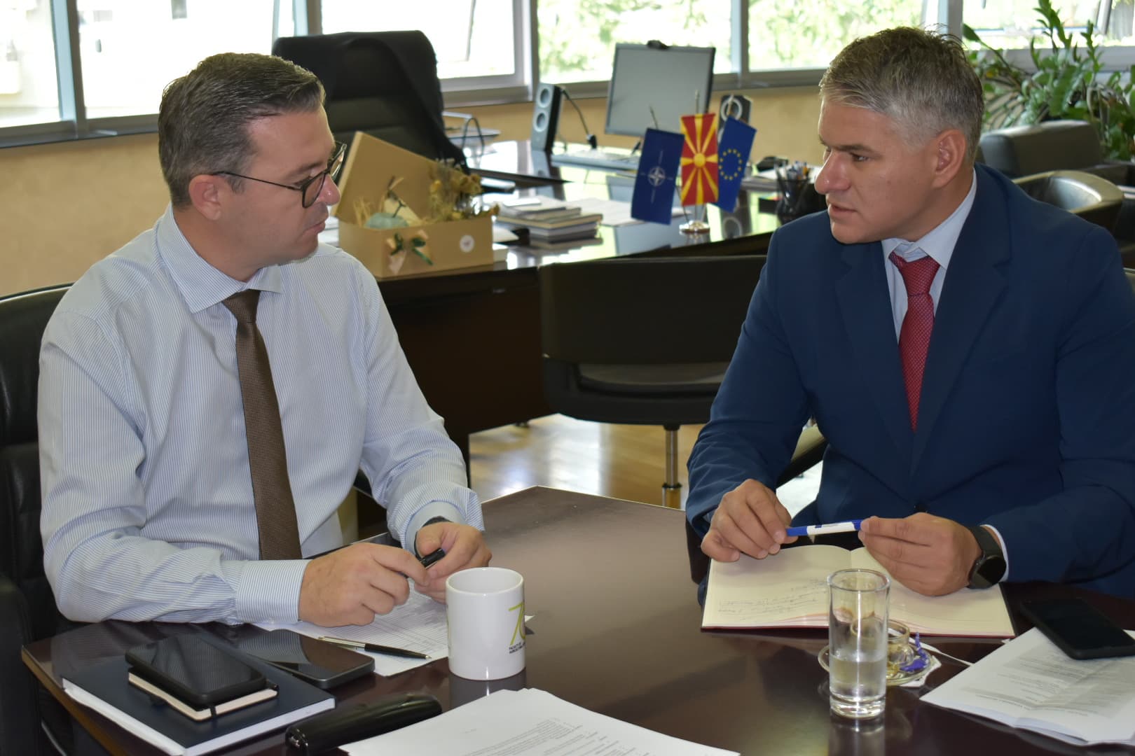 Трипуновски на работен состанок со заменик министерот Флакрон Беџети