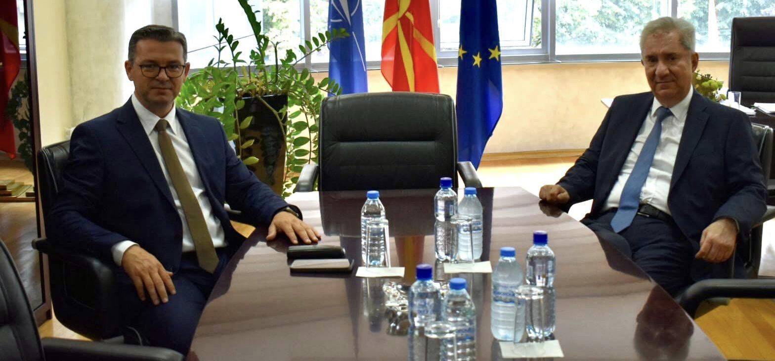 Трипуновски на средба со вицепремиерот Љупчо Димовски