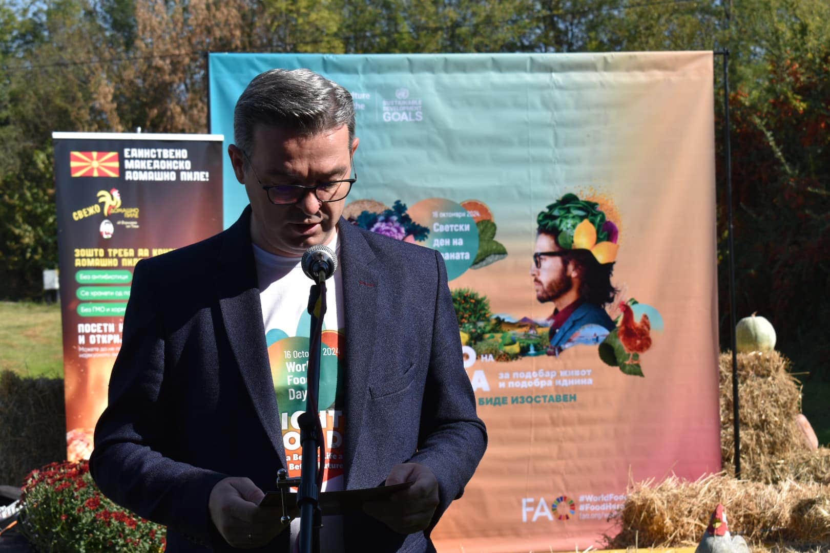 Трипуновски присуствуваше на настан по повод Светскиот ден на храната