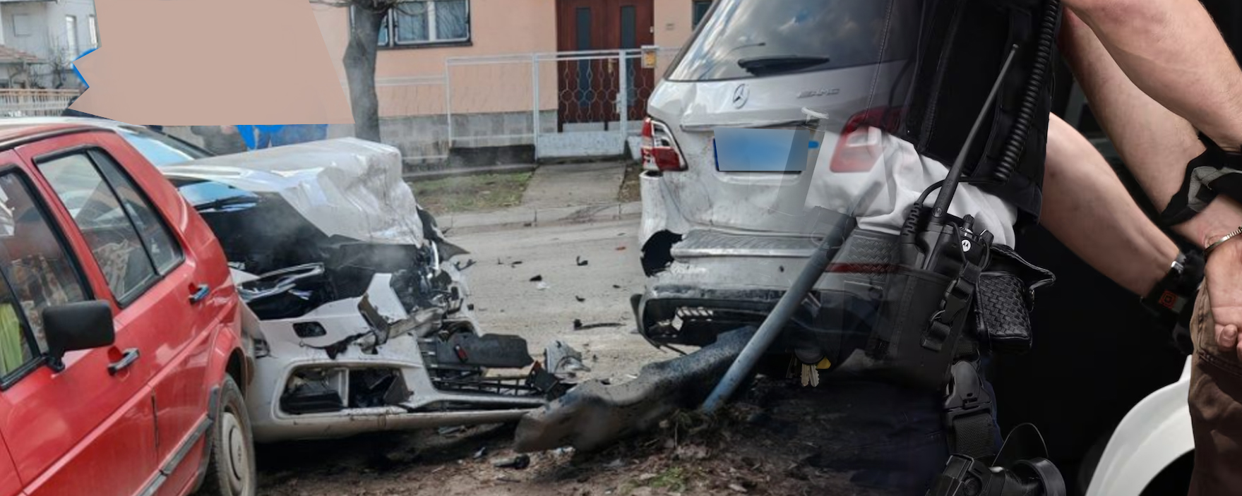 Уапсен 46-годишник од Штип: лажно се претставил како полицаец, одзел возило, предизвикал незгода и нападнал полицаец