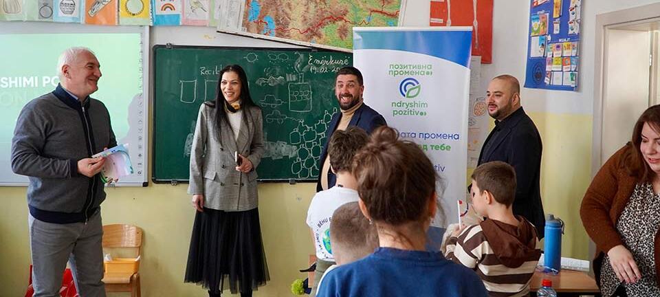 Учениците од ООУ Исмаил Кемали во Чаир учат како да станат еко херои