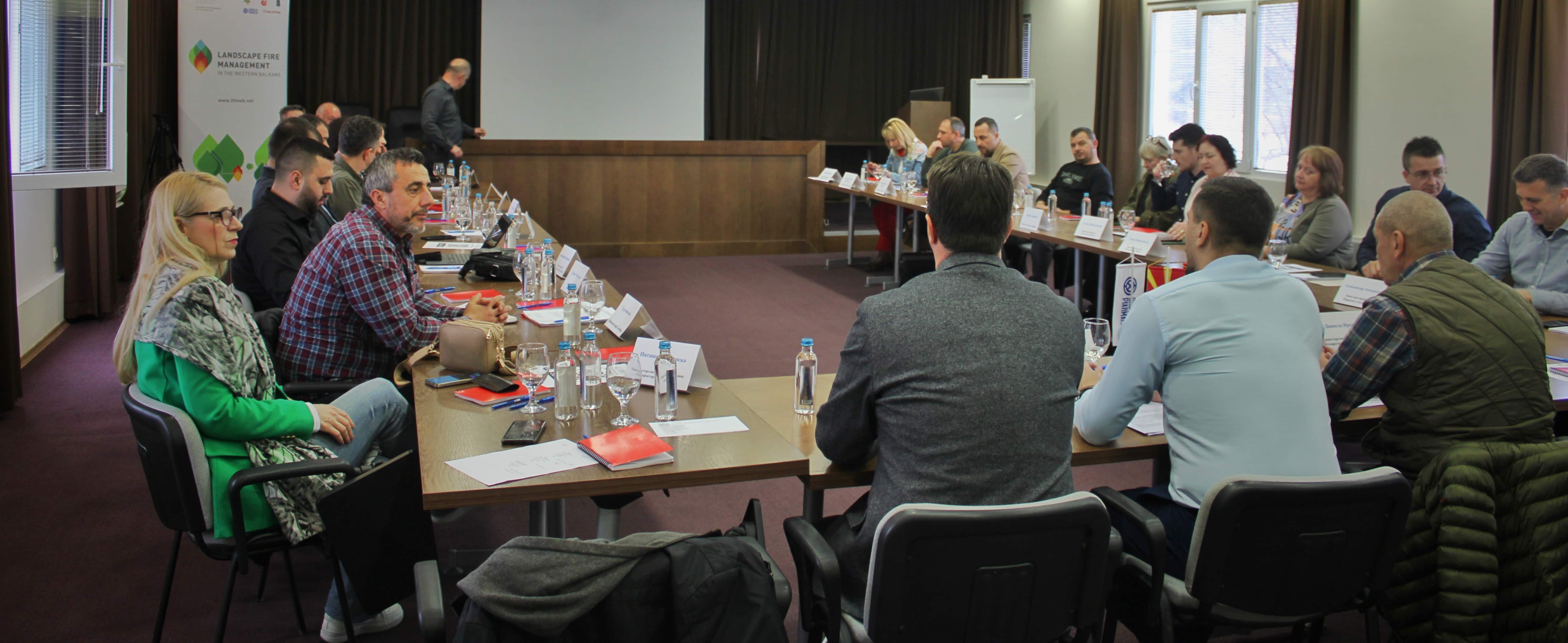Успешно завршен состанок на Националната мрежа за управување со пожари на ниво на предел во Северна Македонија