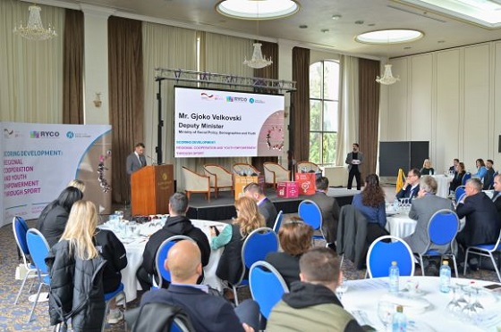 Велковски: Спортот е моќна алатка за зајакнување на младите, развој на основните животни вештини и поттикнување на регионалната соработка