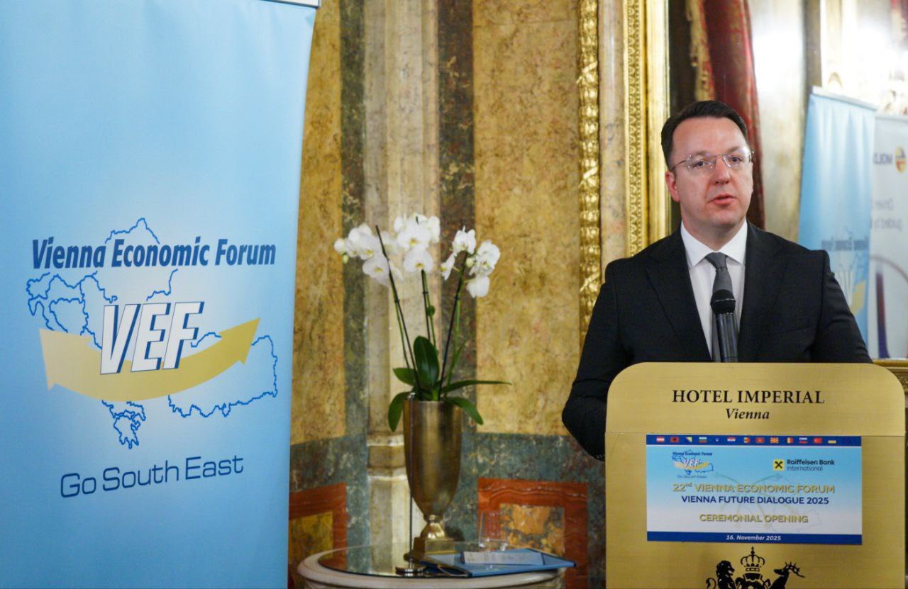 Вицепремиерот Николоски го отвори Виенскиот еконoмски форум:  Потребна е економска соработка, инвестиции и политики на просперитет како приоритет за развој на регионот