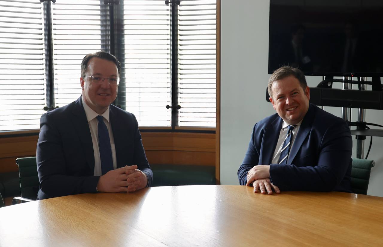 Вицепремиерот Николоски оствари средба со Стивен Даути, министерот задолжен за Европа и Северна Америка во Обединетото Кралство: Пријателството со Велика Бритнија ни носи бенефит за домашната економија