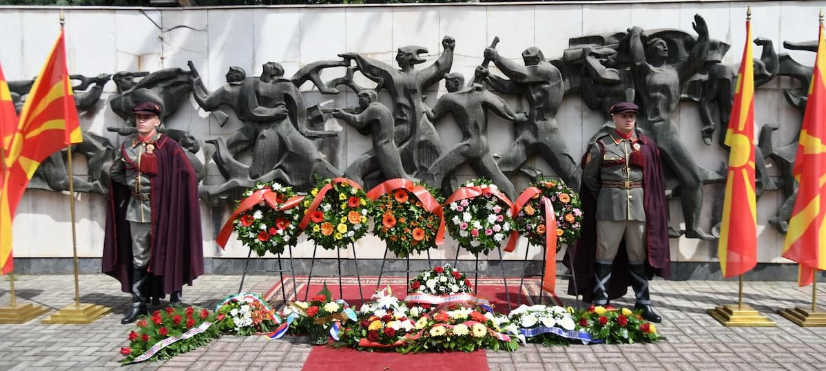 Висока владина делегација на одбележувањето на Денот на победата над фашизмот и Денот на Европа, пораки за значењето на борбата против фашизмот и потребата од обединета Европа кон која припаѓа и македонската држава