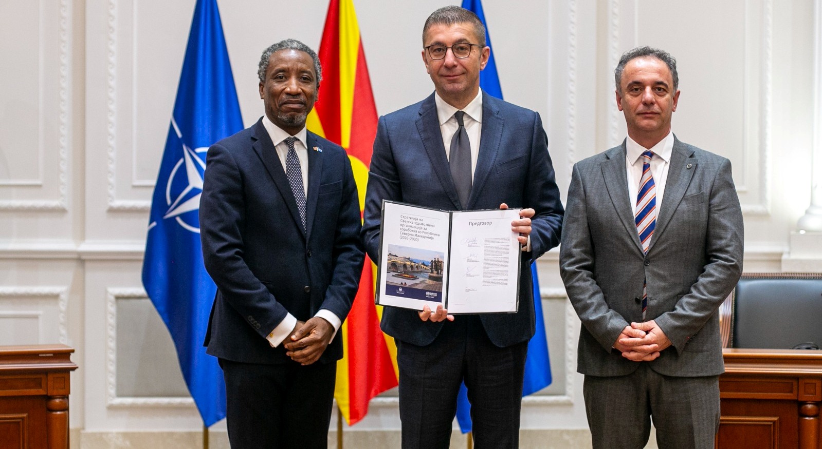 Владата и СЗО потпишаа петгодишна Стратегија за соработка во областа на здравството 2026–2030 