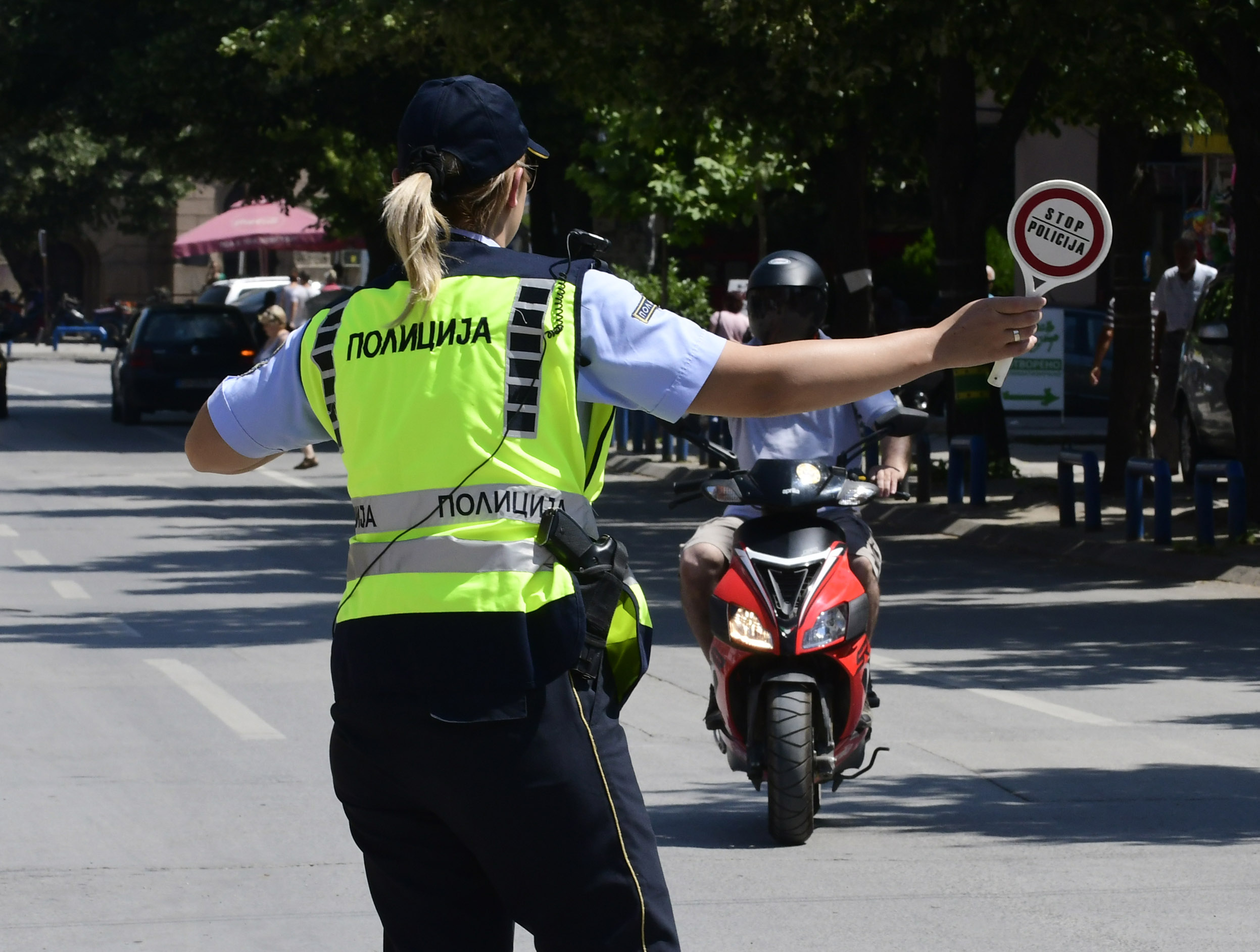 За два дена 104 сообраќајни прекршоци од возачи на мотоцикл на територија на СВР Битола, 47 за возење беа кацига