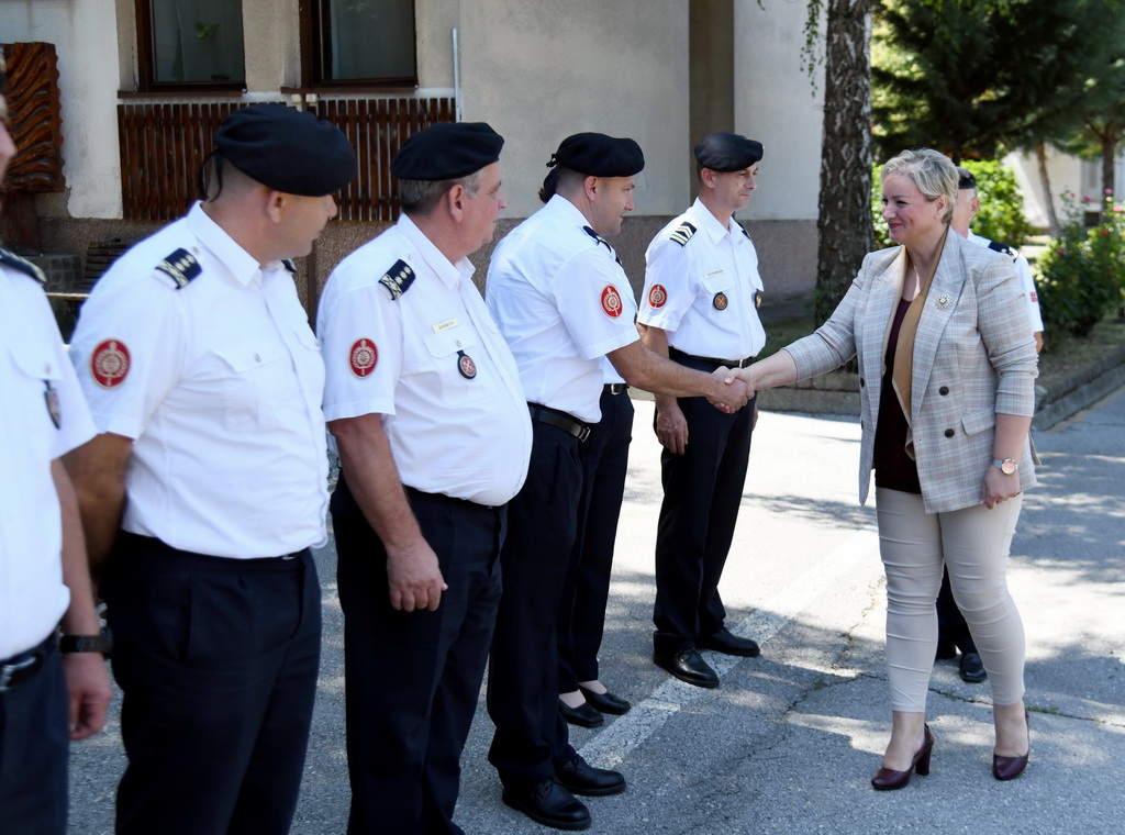 Заменик министерката Елфет Исмаили во посета на Командата за операции