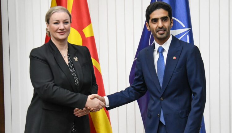 Заменик министерката Исмаили на средба со катарскиот заменик шеф на мисијата Ал Самик