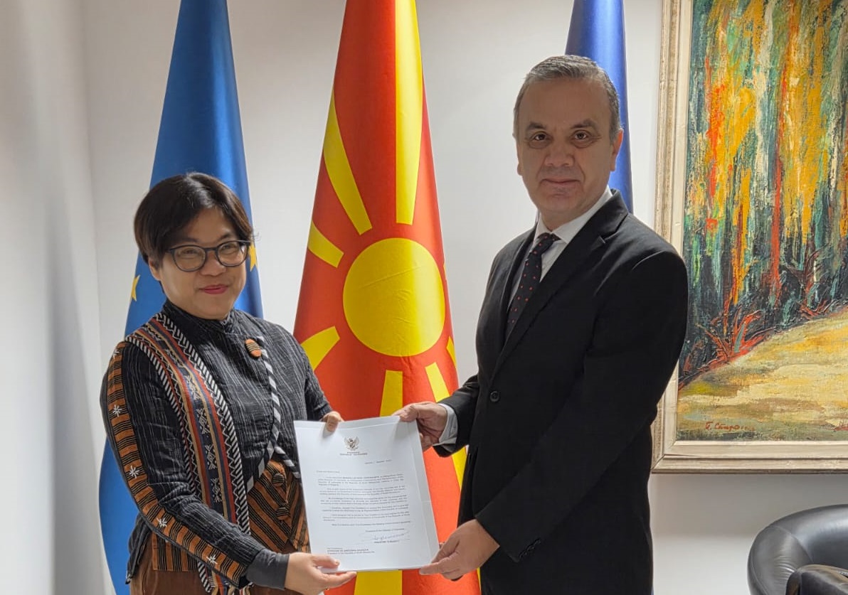 Заменик-министерот Димитровски ги прими копиите од акредитивните писма на амбасадорите на Република Молдавија, Република Индонезија и Социјалистичка Република Виетнам