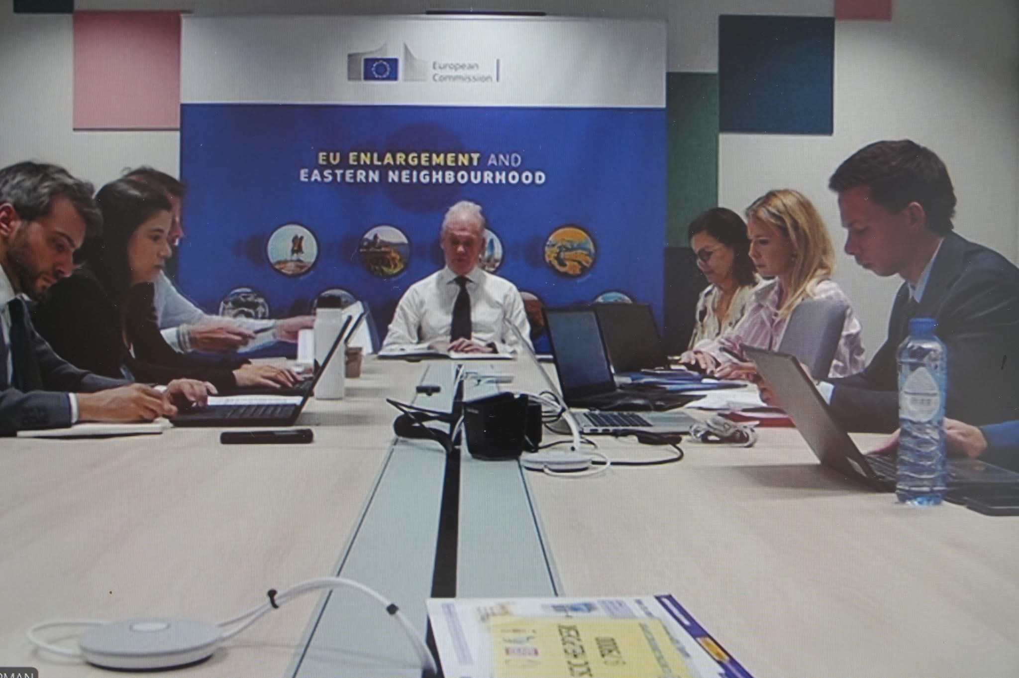 Заменик-министерот за јавна администрација Јаќимоски на работен состанок за реализацијата на Реформската агенда и процесот на европска интеграција