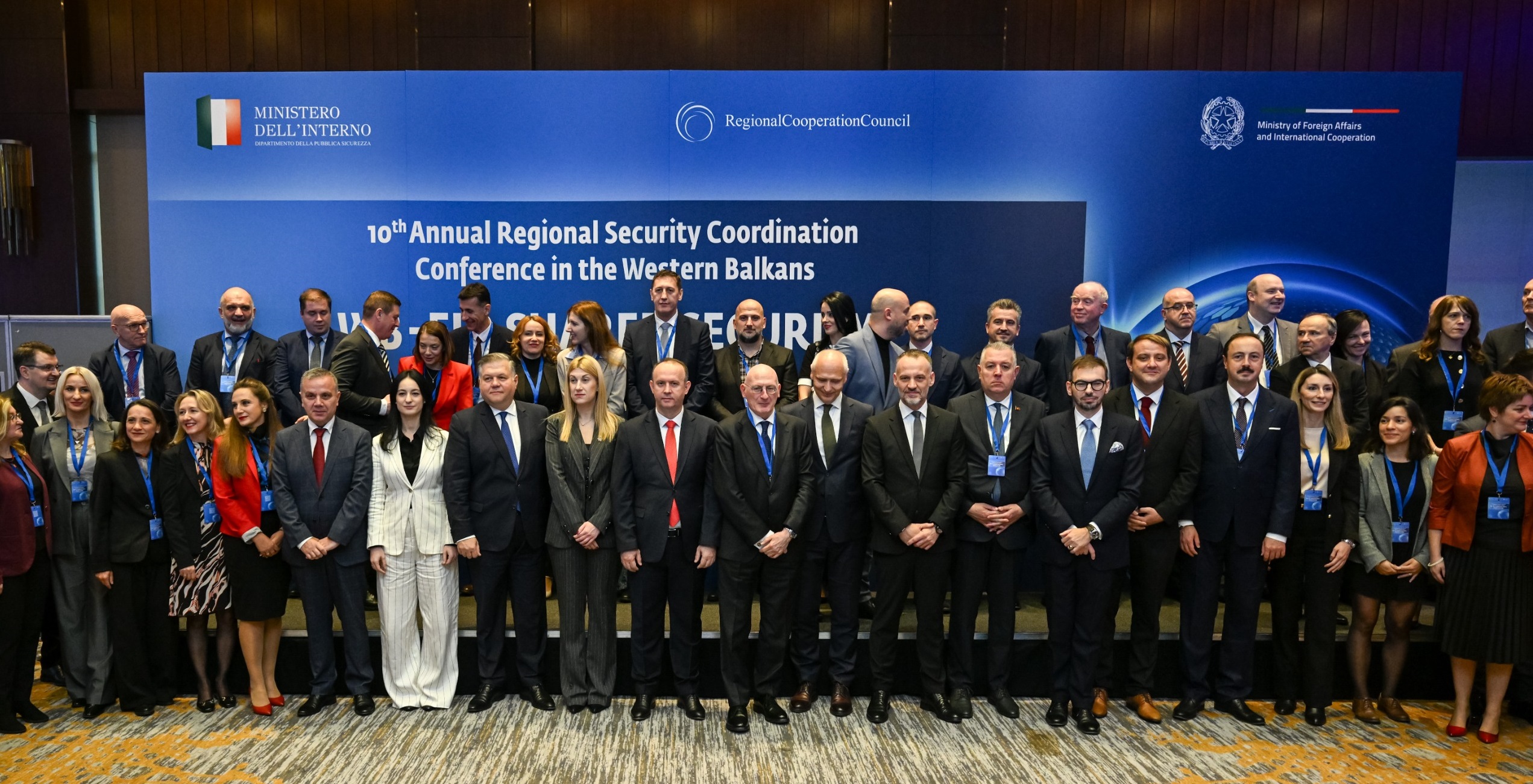 Заменик-министерот Зоран Димитровски на 10. Годишна регионална конференција за координација на безбедноста „Jumbo“ во Скопје