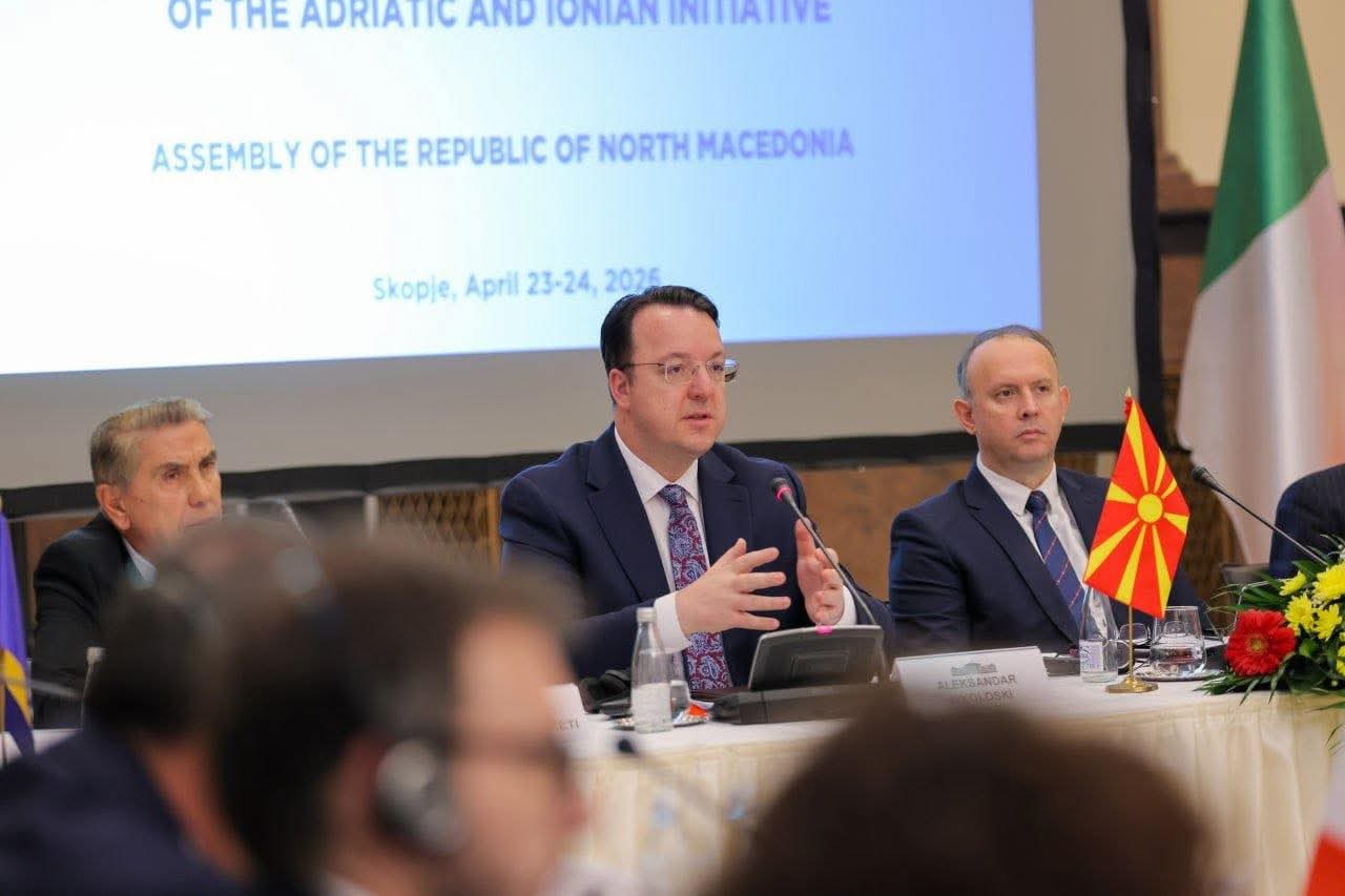 Заменик претседателот на Владата и министер за транспорт Александар Николоски денеска се обрати на 20 -та конференција на Јадранско - Јонската иницијатива.